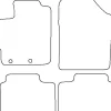 Textilmattor H-line Toyota Yaris 3-/5-dörrars