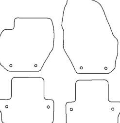 Textilmattor H-line Volvo S60/V60