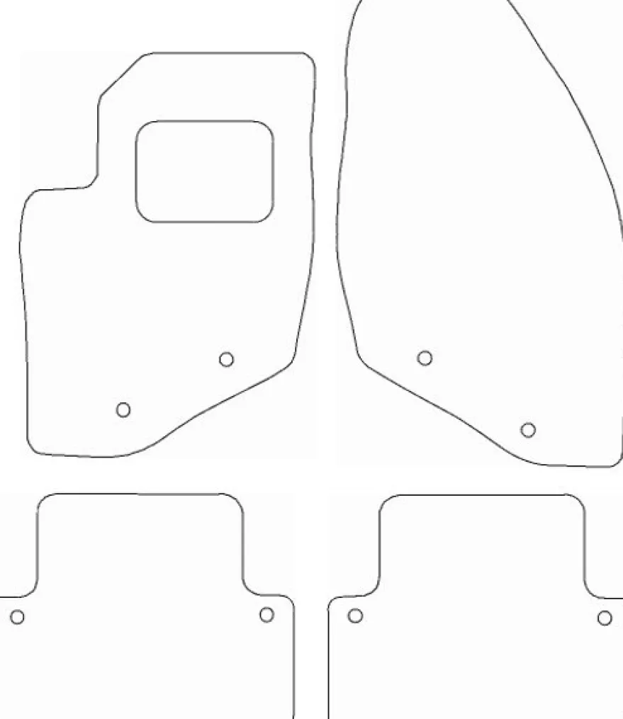 Textilmattor H-line Volvo V70N