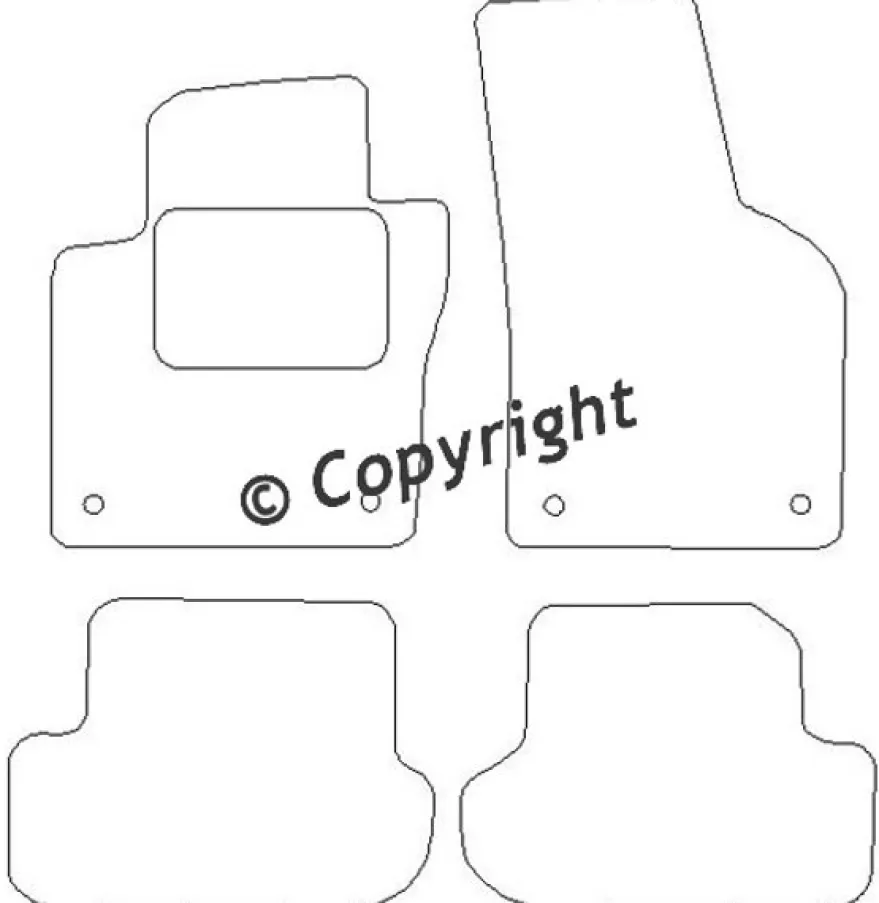 Textilmattor H-line VW Beetle 5C