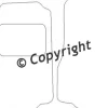 Textilmattor H-line VW Caddy II