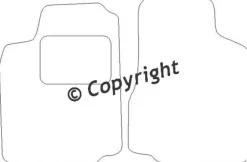 Textilmattor H-line VW Caddy II