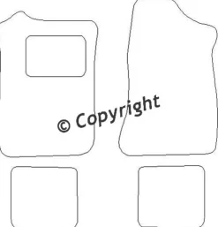 Textilmattor H-line VW Corrado
