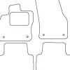 Textilmattor H-line VW Golf Sportsvan