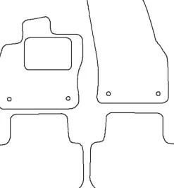 Textilmattor H-line VW Golf Sportsvan