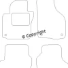 Textilmattor H-line VW Jetta III