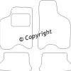 Textilmattor H-line VW Lupo