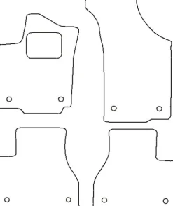 Textilmattor H-line VW Phaeton