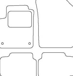 Textilmattor H-line VW Up