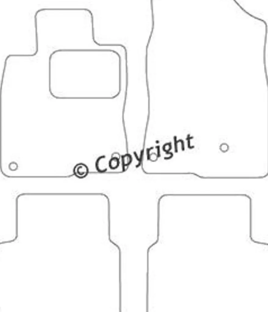 Textilmattor Honda Civc 5-drs 2017->
