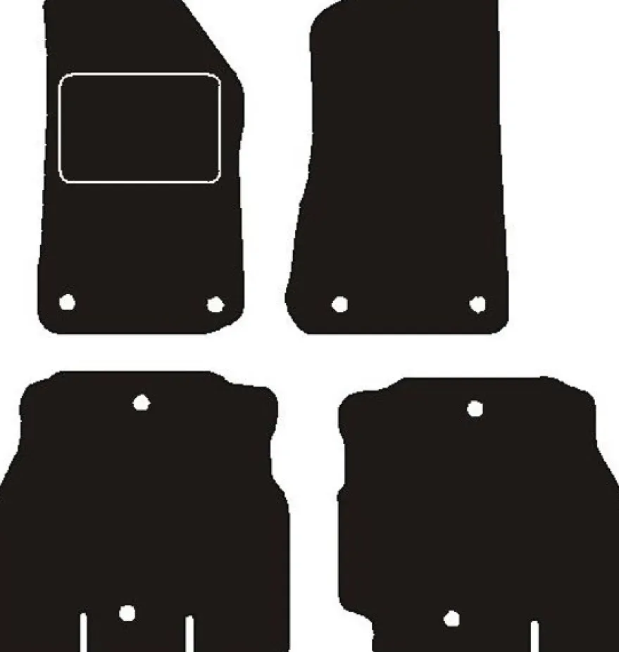 Textilmattor Jeep Wrangler IV JL 2017->