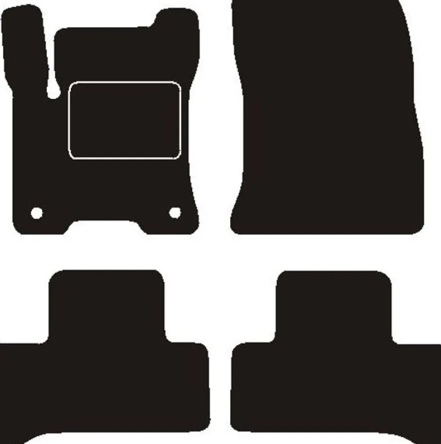 Textilmattor Mercedes EQA H243 2021->