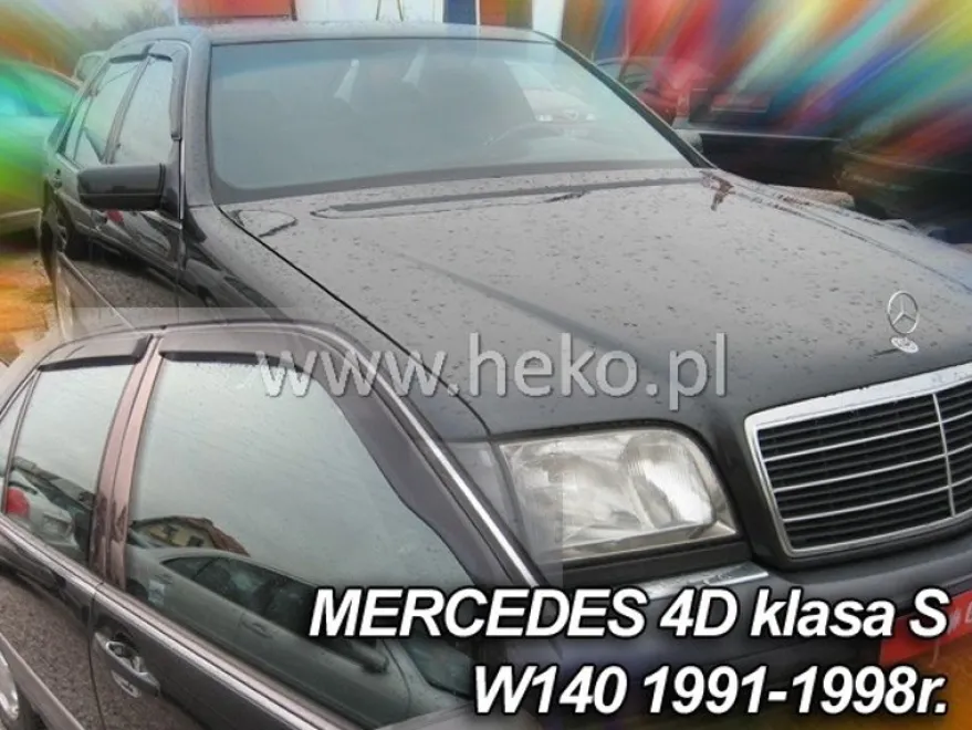 Vindavvisare Mercedes-Benz S-Klass W140 4-Dörrars Sedan 1991-1998