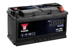 Yuasa AGM YBX9019 12V 95Ah 850A Start Stopp Plus BilBatteri