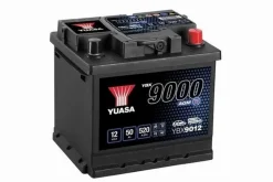 Yuasa AGM YBX9012 12V 50Ah 520A Start Stopp Plus BilBatteri