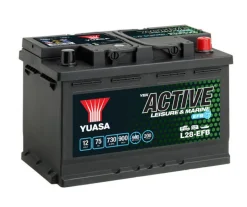Yuasa Fritidsbatteri L28-EFB 12V, 75Ah, 730A, 900Wh