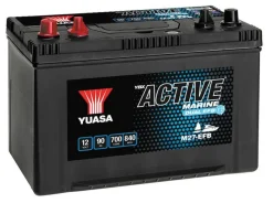 Yuasa Marin Startbatteri M27-EFB 12V, 90Ah, 700A