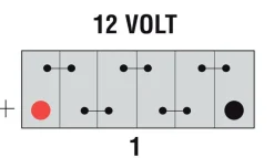 Yuasa Marin Startbatteri M31-100S 12V, 100Ah, 800A